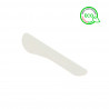 Cuchillo de fibra compostable blanco (16cm). 
