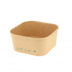Envases kraft con tapa RPET estancos (750cc)