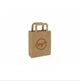 Bolsa Papel Mini Kraft (18+9x22cm)