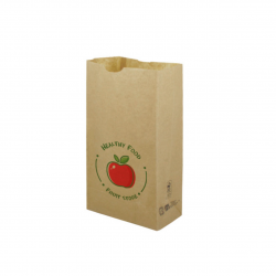 Saco de papel kraft MINI sem alças (15+9x28cm) Personalizado