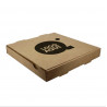 Caja Carton Pizza Kraft (33x33x4 cm) Personalizada