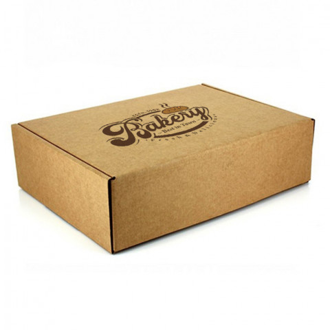 Caja Cartón Kraft Microcanal 4 divisiones Personalizada