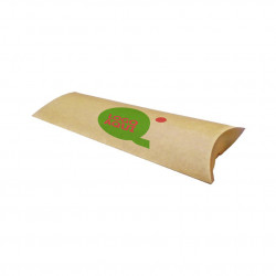 Estuche Cartón Kraft Bocadillo y Perrito (27x4x12cm) Impreso