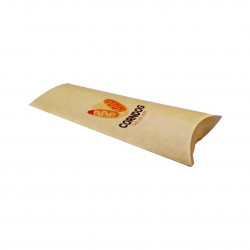 Estuche Cartón Kraft Bocadillo y Perrito (27x4x12cm) Impreso