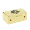 Cajas para fritos pequeñas kraft con ventilación (11,5x7,2x4,3cm) Personalizado 1 Tinta
