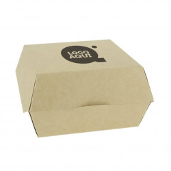 Caja Hamburguesa Kraft XXL Personalizada 1 tinta