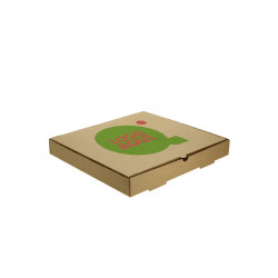 Caixas de pizza kraft pequena-média (30cm) personalizada