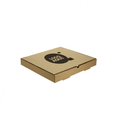 Caixas de pizza kraft pequena-média (30cm) personalizada
