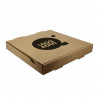Caja Carton Pizza Kraft (33x33x4 cm) Personalizada