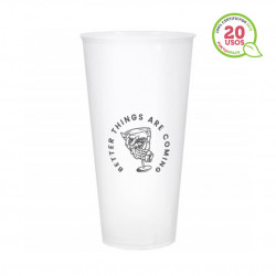 Vaso de Plástico PP Irrompible 470ml Impreso 