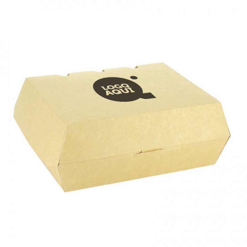 CAJAS DE CARTON KRAFT MICROCANAL MENU 4 DIVISIONES