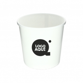 Tarrinas de carton Bca. Pared Gruesa 26 oz 750 ml Personalizada 1 Tinta