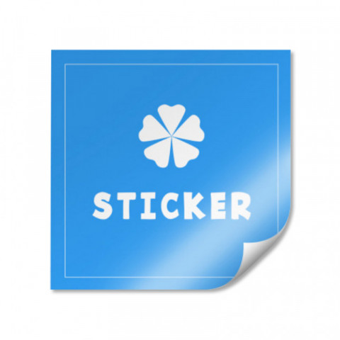 Adesivo de vinil 9x9cm