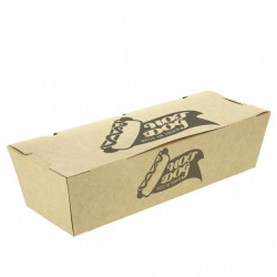 Caja Para Fritos y Hot Dog Personalizada 1 tinta 