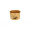 Tarrina para salsas cartón ECO kraft (6,2Øx 3,7 cm) 60ml Personalizada 1 Tinta