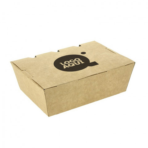 Recipiente para porções de frituras e sanduíches 1400cc (16,5x11,5x6,3) Personalizado 1 Tinta