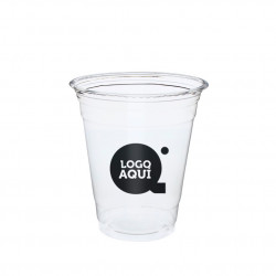 Vaso de plastico para frutas y postres (350ml) Personalizado 1 Tinta