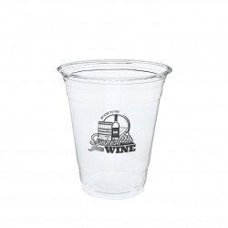 Vaso de plastico para frutas y postres (350ml) Personalizado 1 Tinta