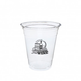 Vaso de plastico para frutas y postres (350ml) Personalizado 1 Tinta