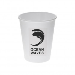 Vaso de Cartón Blanco vending 7oz 200ml Personalizado 1 Tinta