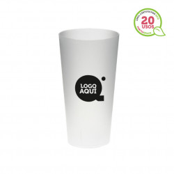 Vaso Frozen ECO reutilizable para cócteles, zumo y cerveza 400ml Personalizado 1 Tinta