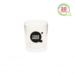 Vaso reutilizable para chupito 40 ml (4Øx4,5cm) Personalizado 1 Tinta 