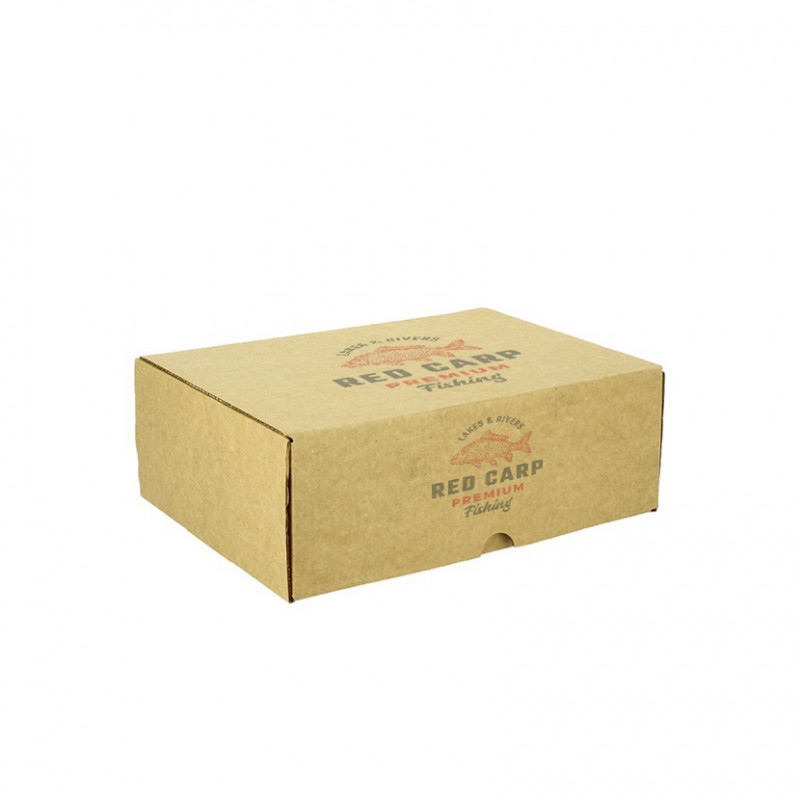 Cajas de cartón kraft microcanal medio menú (2 divisiones) Personalizada