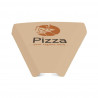 Cuñas para pizza porción Kraft (22,2x19x2,4cm) Personalizada