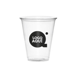 Vasos PET reciclable Impreso 1 tinta