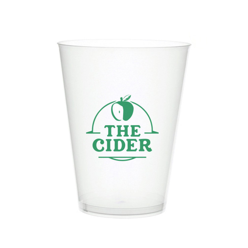 Copo para cidra e cuba libre PP reutilizável e transparente (600ml) Personalizado 1 tinta