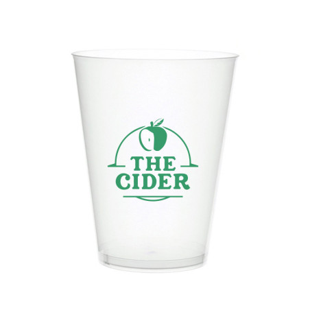 Copo para cidra e cuba libre PP reutilizável e transparente (600ml) Personalizado 1 tinta
