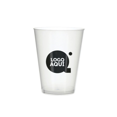 Vaso para sidra PP reutilizable ECO (500ml) Personalizado 1 tinta 