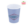 Vasos de cartón para café personalizados plastic free 1 a 4 tintas