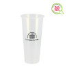 Vasos reutilizables PP para bubble tea 650ml Personalizado 1 tinta