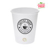 Vasos para café blancos ECO plastic free Personalizado 1 tinta Vasos para café blancos ECO plastic free Personalizado 1 tinta