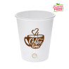 Vasos para café blancos ECO plastic free Personalizado 1 tinta