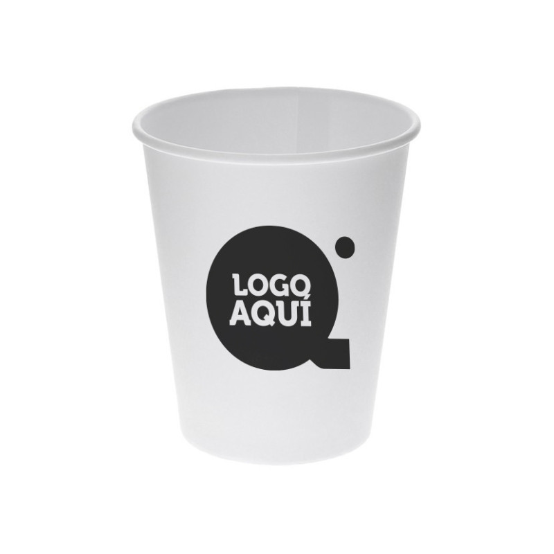 Copos de papel para máquina de café 7oz 200ml Personalizado 1 Tinta