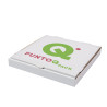 Caja Cartón Pizza Blanca 26x26x4 cm Impresa 1-2 tintas