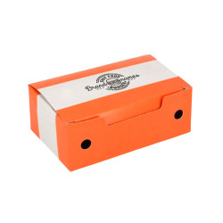 Cajas para fritos pequeñas kraft con ventilación 1 - 2 Tintas + Barniz