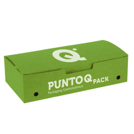 Caja Kraft Para Fritos Grande Kraft Con Ventilacion 1 - 2 Tintas + Barniz
