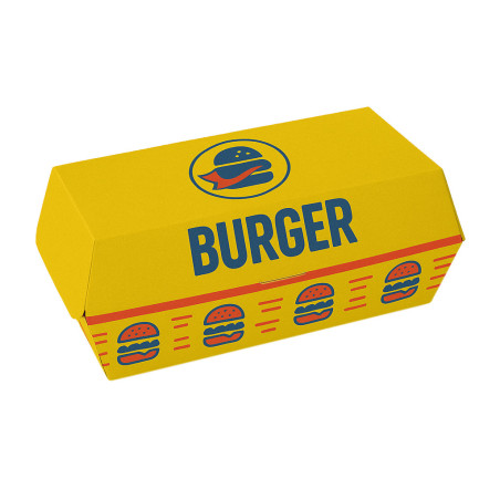 Caja para Hamburguesa Menú Kraft (1-4 tintas) | Personalizado Premium