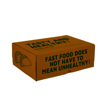 Caja para Menú KraftEco (1-2 tintas) | Personalizado Premium