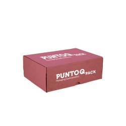 Caja medio Menú Micronanal Cartón Blanco 2 divisiones Impresa 1-2 Tintas