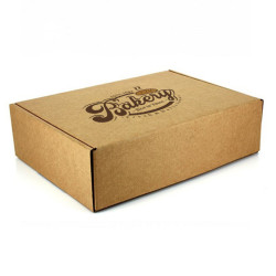 Caja Menú Microcanal Cartón Kraft 4 divisiones Personalizada 1-2 Tintas