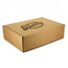 Caja Menú Microcanal Cartón Kraft 4 divisiones Personalizada 1-2 Tintas