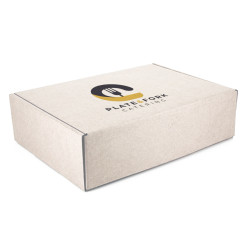 Caja Menú Microcanal Cartón Blanco 4 divisiones Personalizada 1-2 Tintas