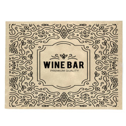 Mantel Individual Eco papel kraft 30x40cm Impreso 1 Tinta
