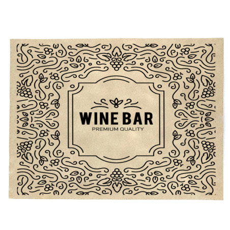 Mantel Individual Eco papel kraft 30x40cm Impreso 1 Tinta