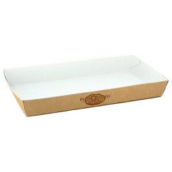 Barqueta Kraft Extra Para Menú Combinados 1 a 4 Tintas + Barniz