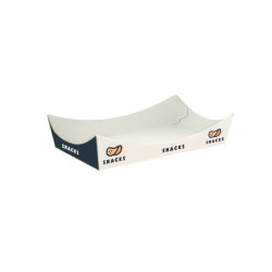 Barqueta para Aperitivos Kraft 200 cc  1 a 4 Tintas + Barniz